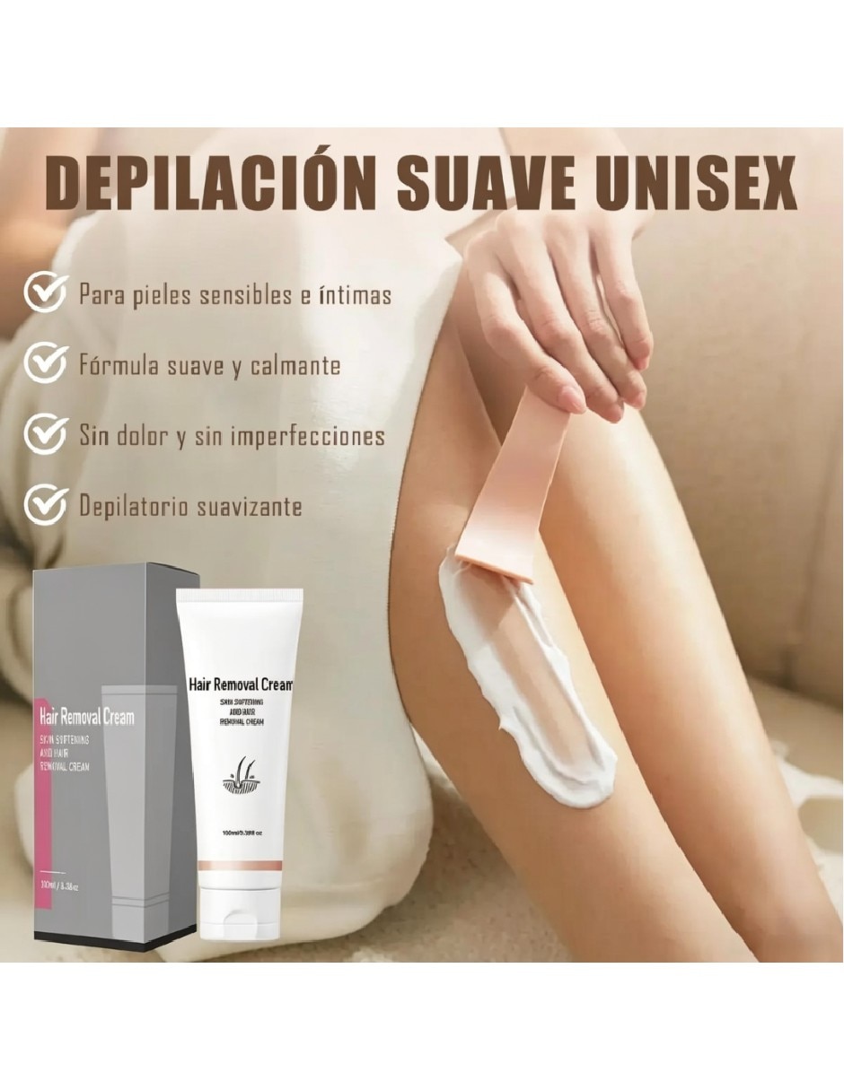 Crema depilatoria para cualquier área del cuerpo 100 ml 4
