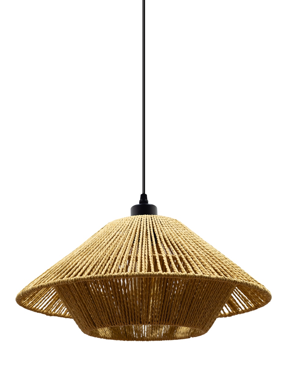 Lampara colgante calux incandescente y led
