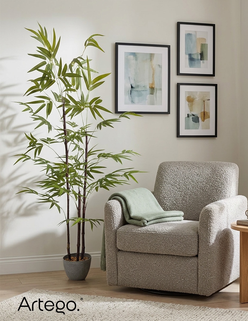 Planta bambú artificial bambu real style 5