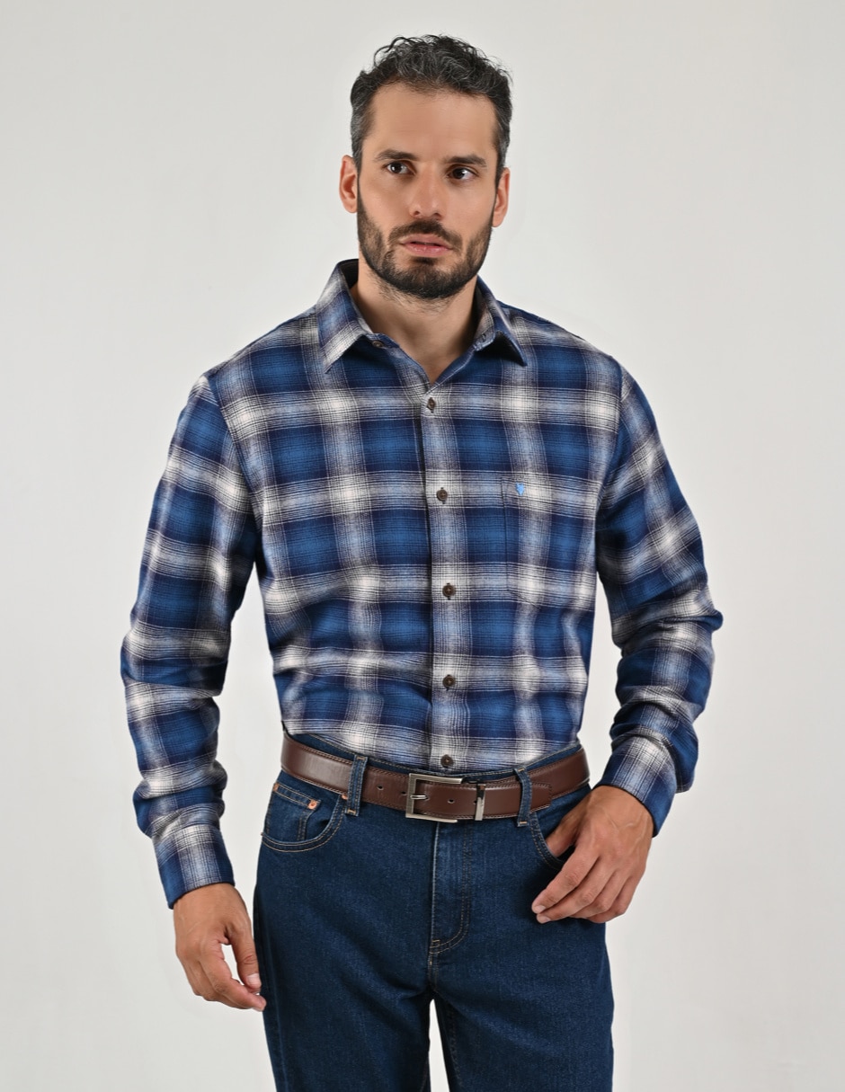 Camisa/Sobrecamisa Casual Otoño - Invierno de (si aplica) Algodón manga Larga para hombre Camisa/Sobrecamisa Casual Otoño - Invierno de (si aplica) Algodón manga Larga para hombre