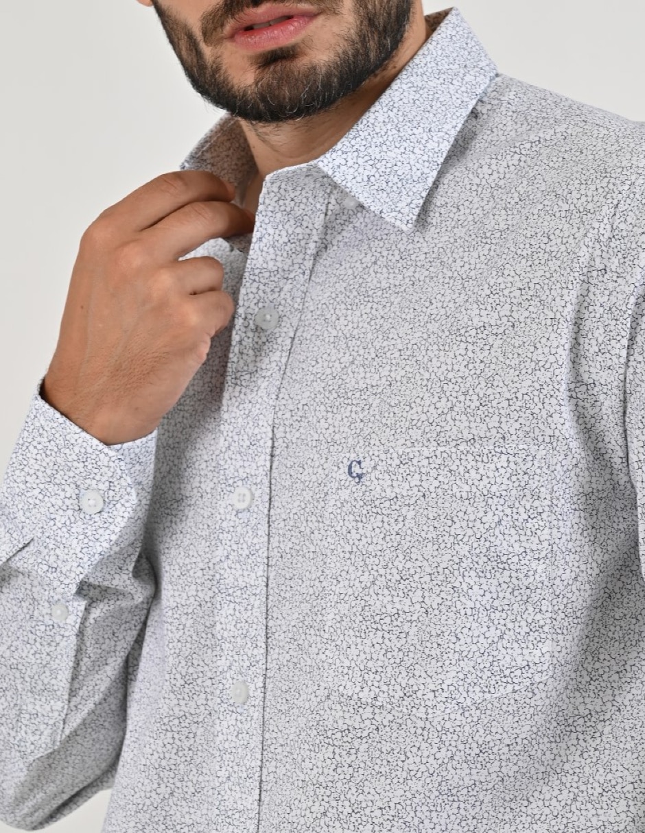 Camisa/Sobrecamisa Casual Primavera - Verano de (si aplica) Algodón y poliéster manga Larga para hombre 6