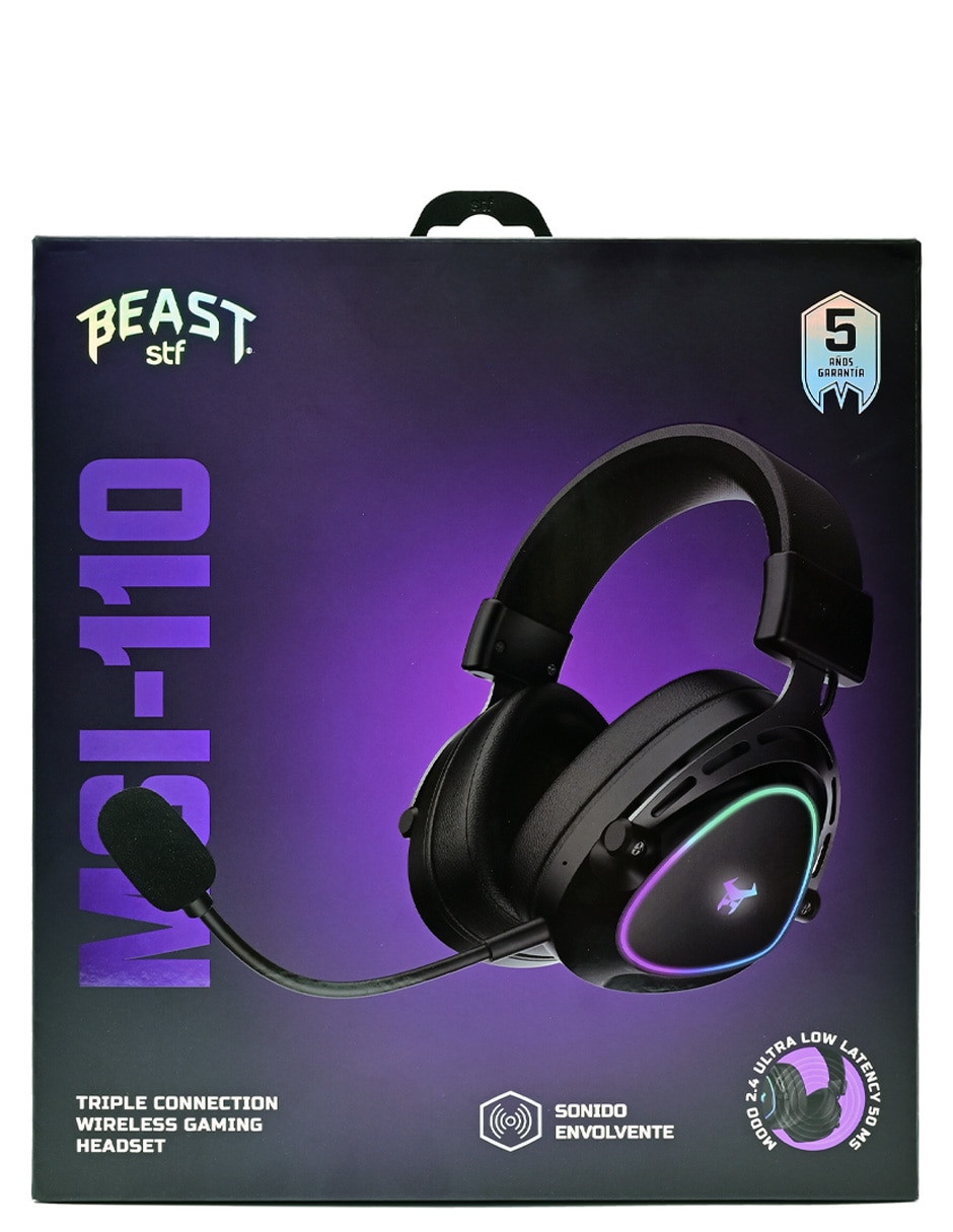 Audífonos gamer inalámbricos gaming msi-110 3