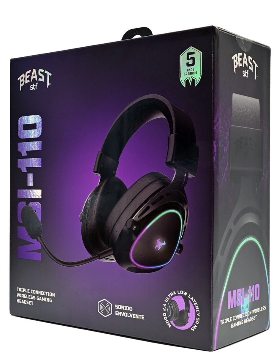Audífonos gamer inalámbricos gaming msi-110 8