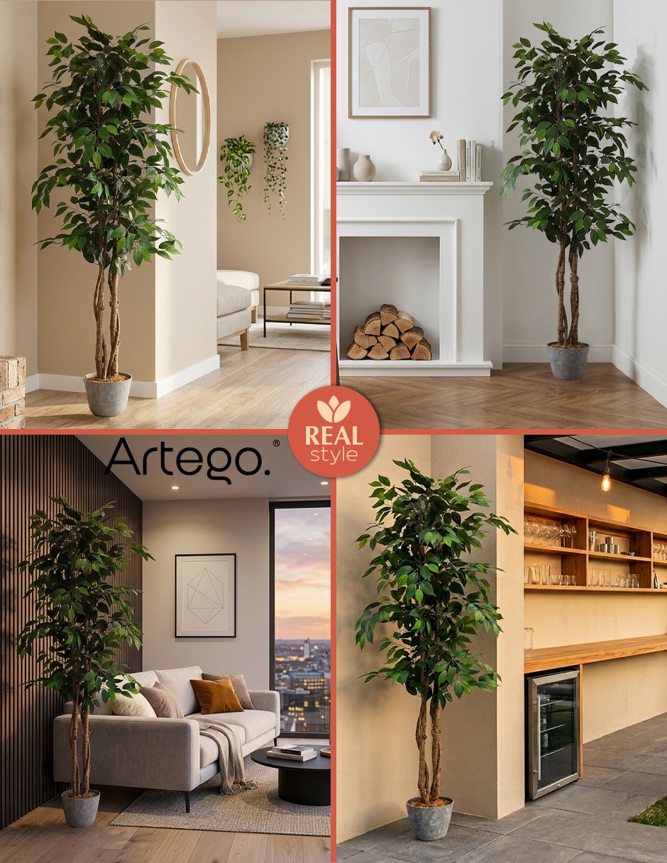 Planta ficus artificial ficus real style 6