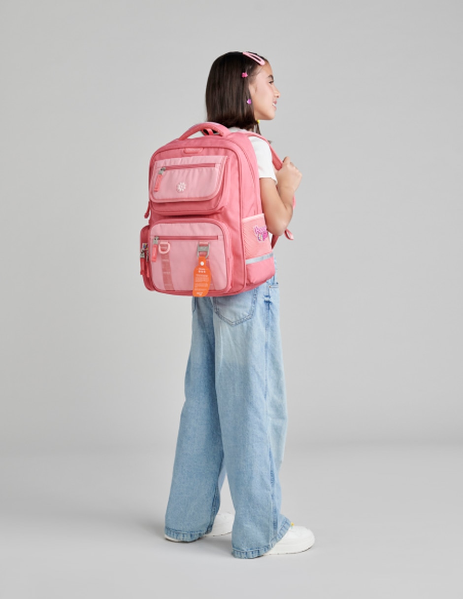Mochila escolar happy girl stra para niña 8