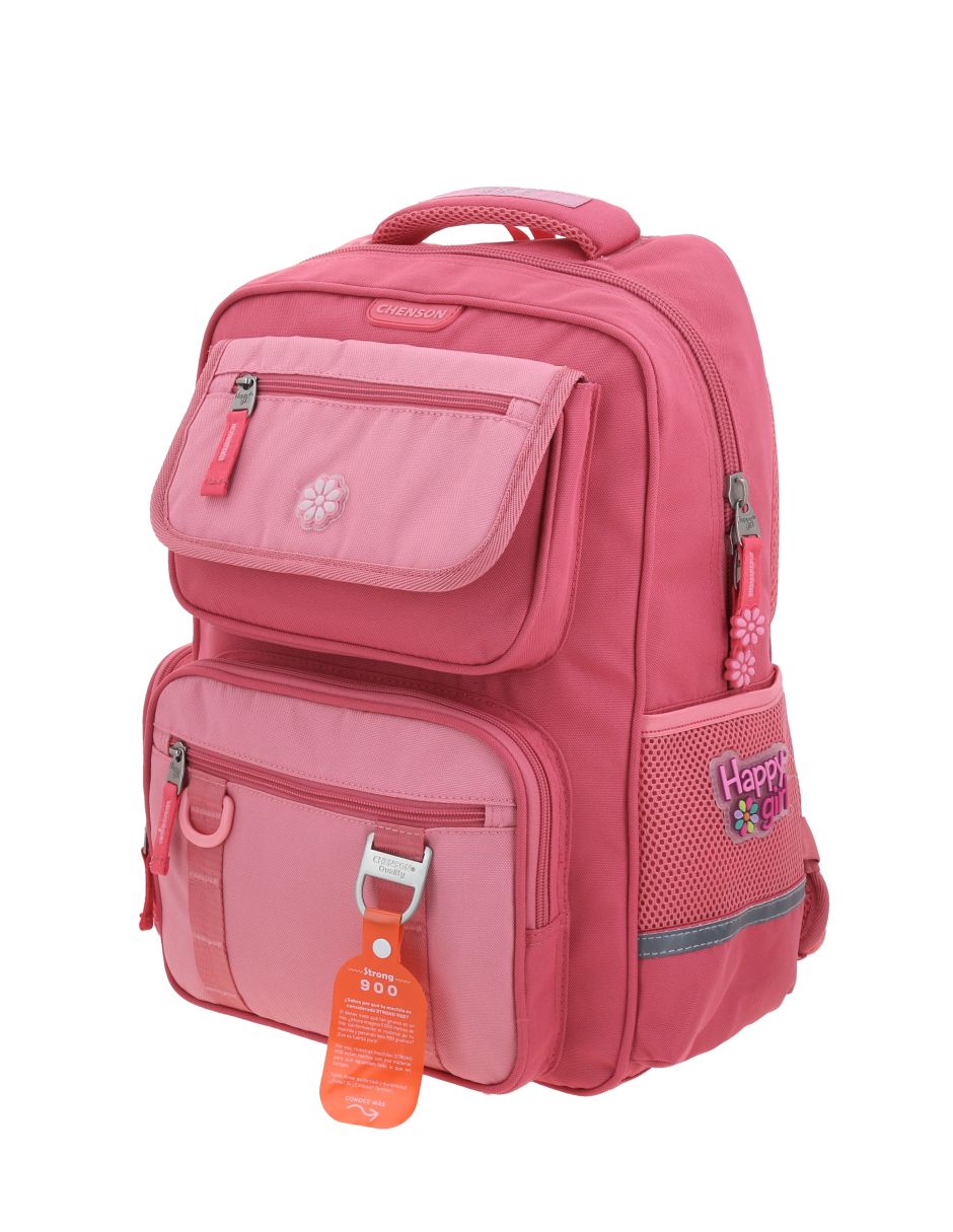 Mochila escolar happy girl stra para niña 9