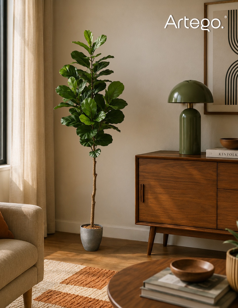 Planta ficus artificial real style ficus lyrata fidle 4