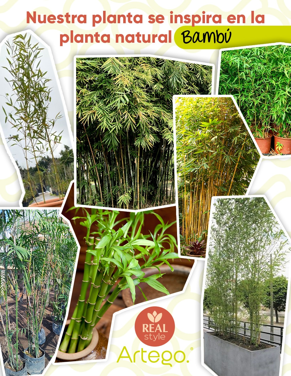 Planta bambú artificial real style bambú milos 4