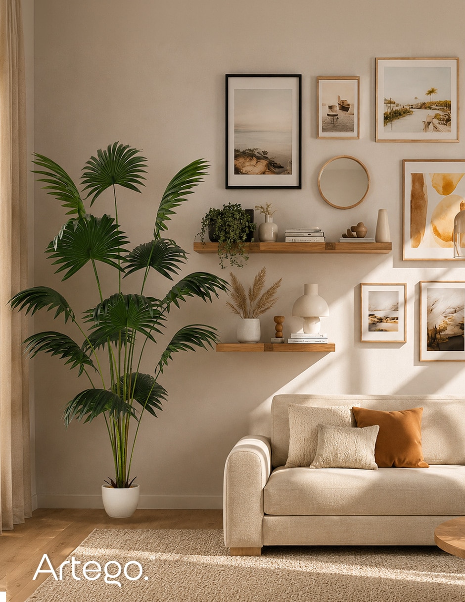 Planta palmera artificial vallarta real style palma livistona 2