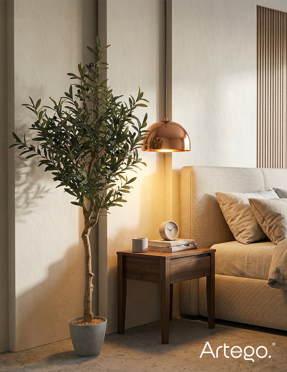 Planta olivo artificial olivo tree real style 3