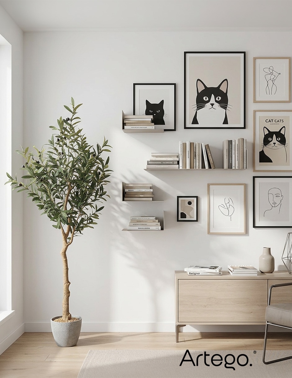Planta olivo artificial olivo tree real style 7
