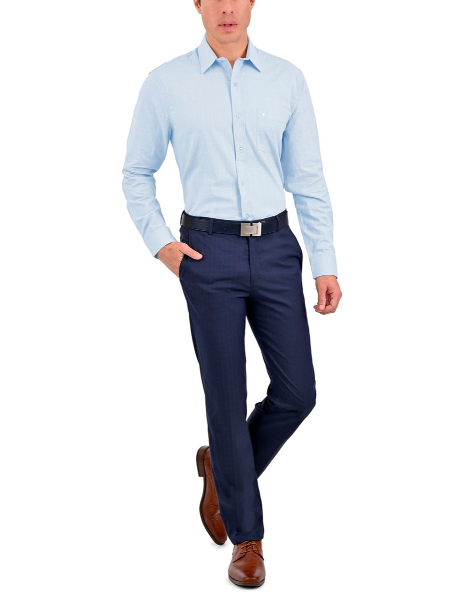 Camisa casual de algodón manga larga para hombre 2