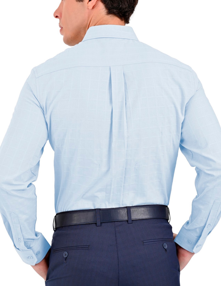 Camisa casual de algodón manga larga para hombre 4