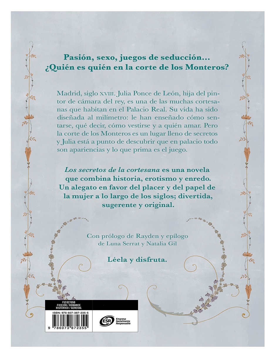 Libro Los Secretos de La Cortesana (Los Secretos de La Cortesana 1) de Estefanía Ruiz 2