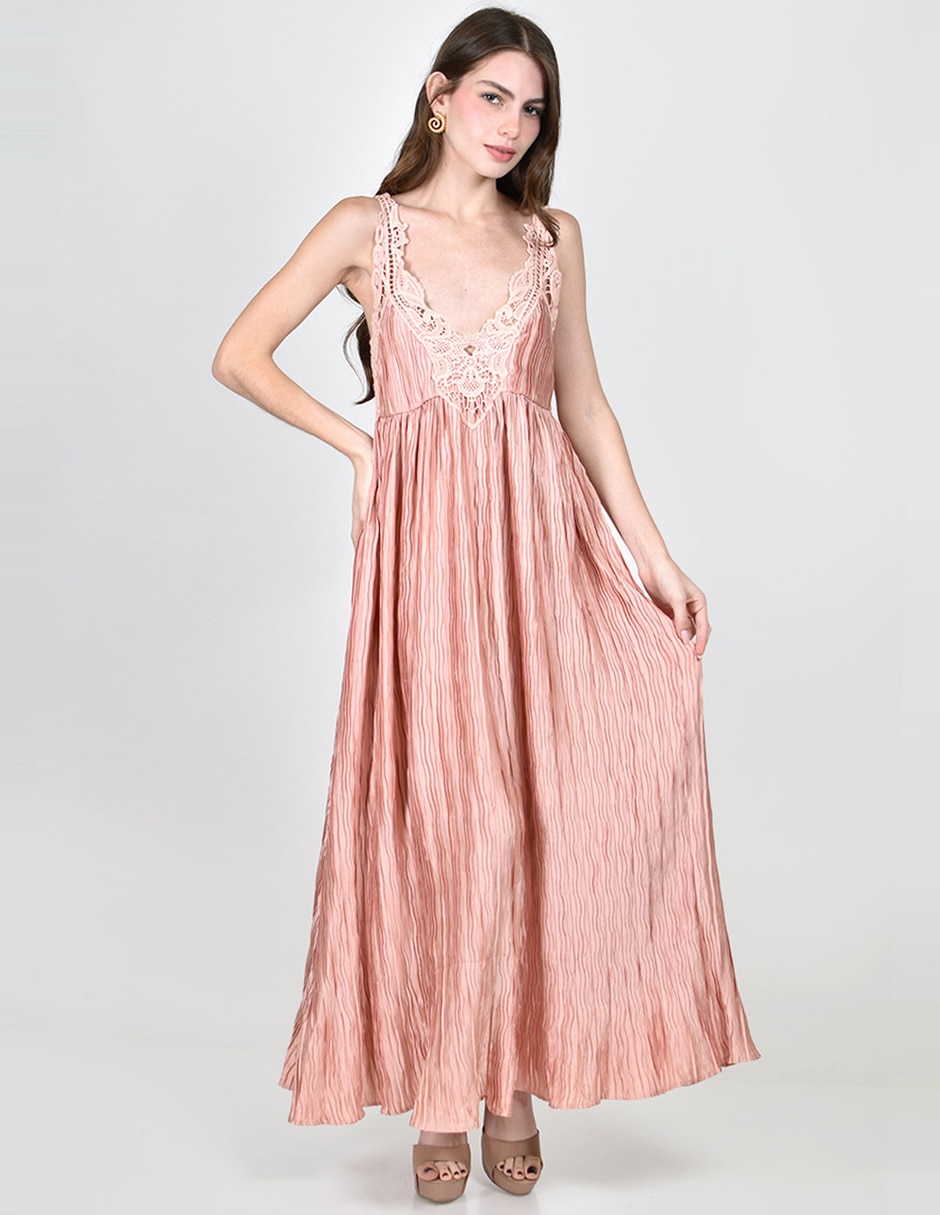 Vestido largo casual para mujer 4