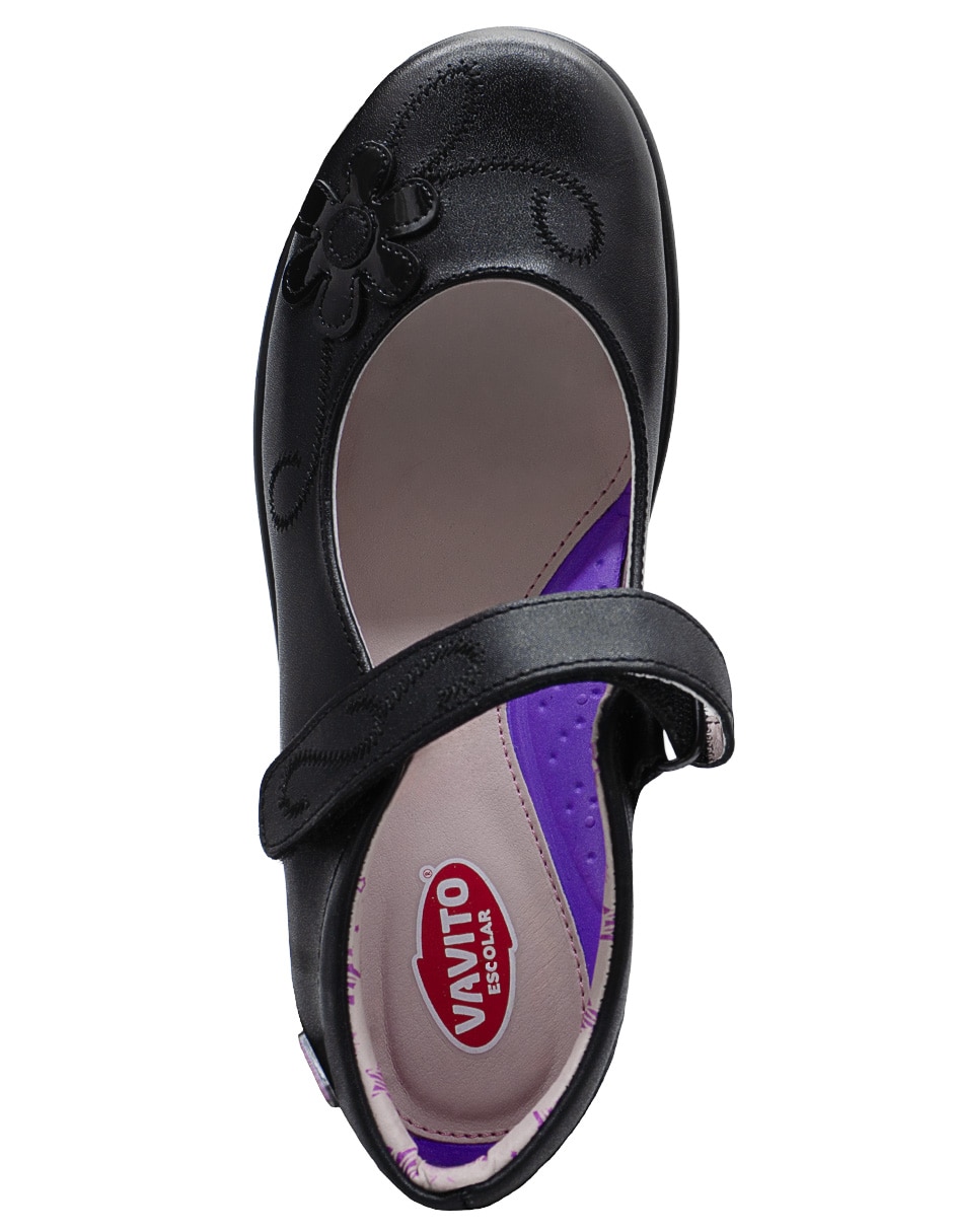 Zapato de piel para infantil niña 4