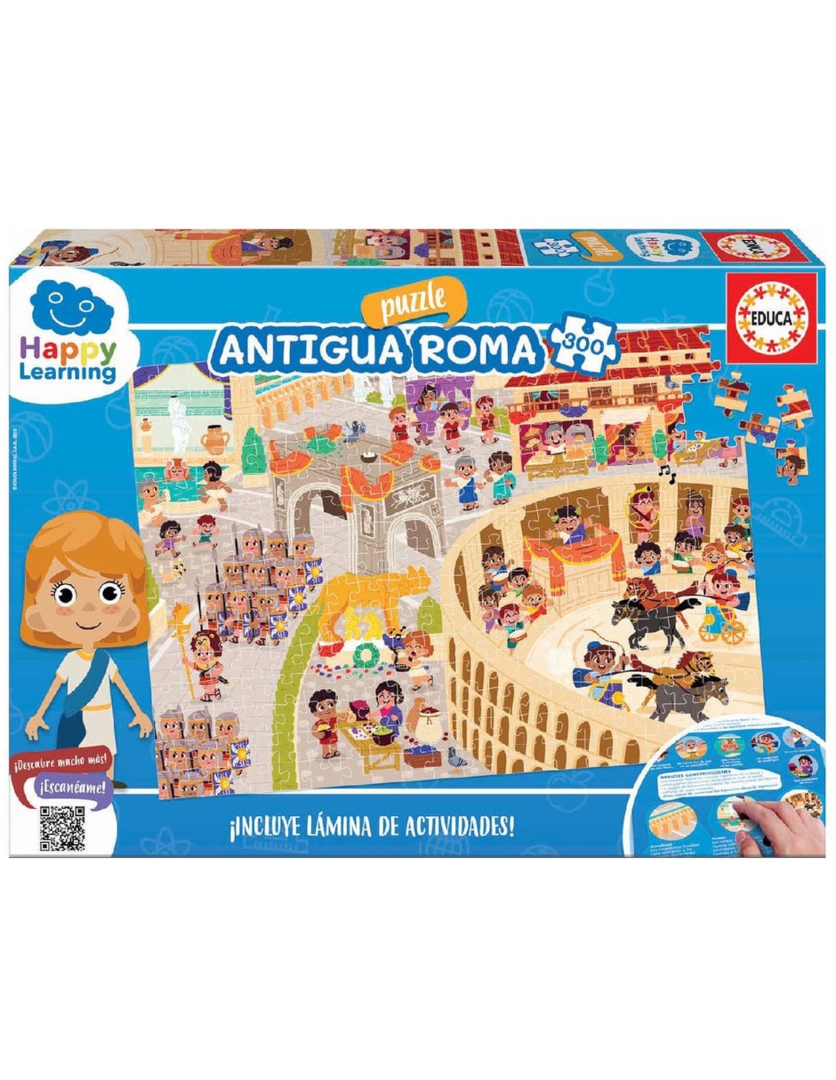 Rompecabezas roma happy learning antigua roma 300 piezas Rompecabezas roma happy learning antigua roma 300 piezas