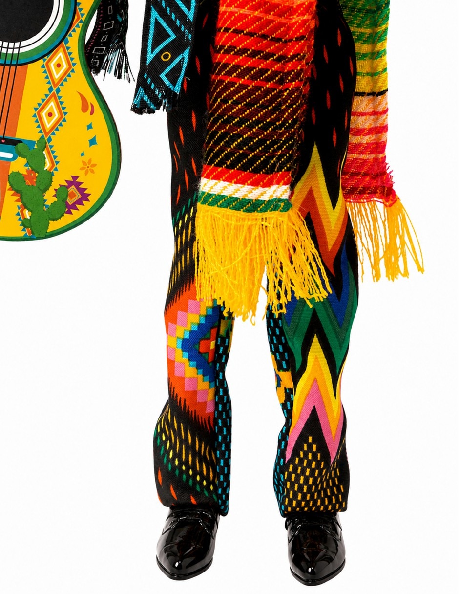 Figura decorativa de muñeco día de muertos día de muertos de tela 3