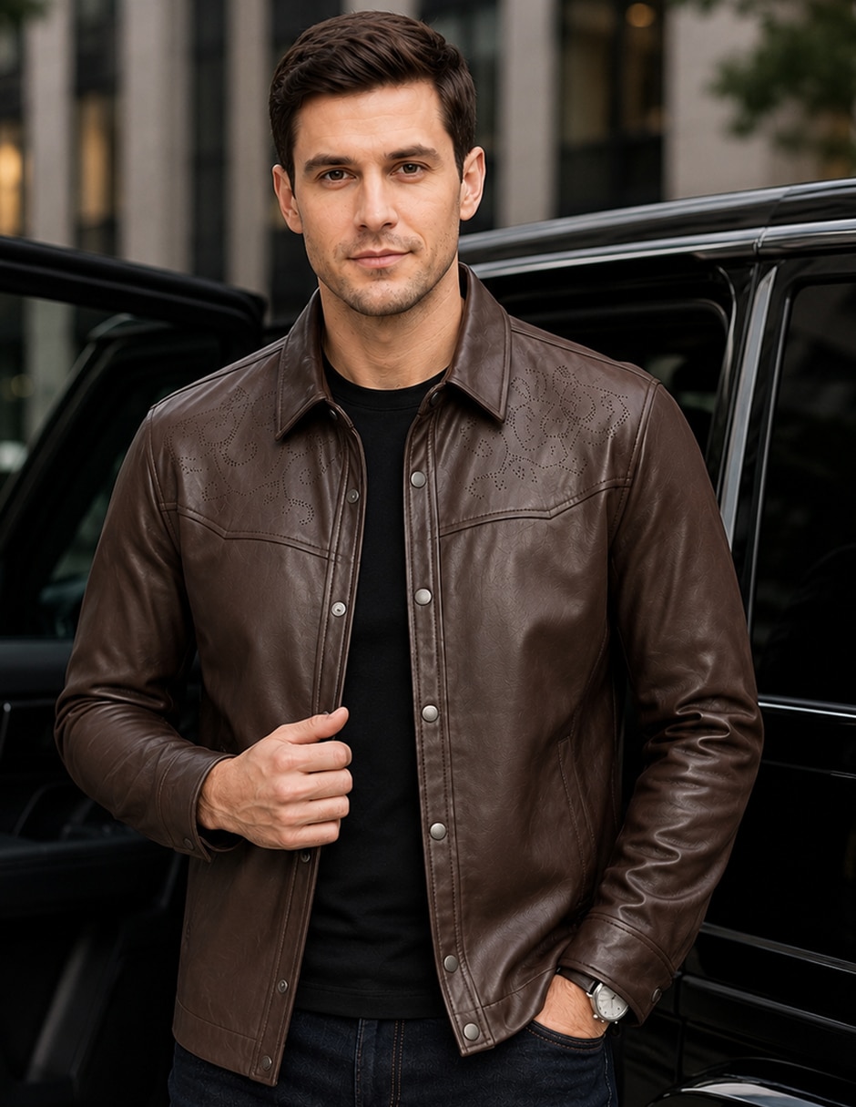 Chamarra casual para hombre 10