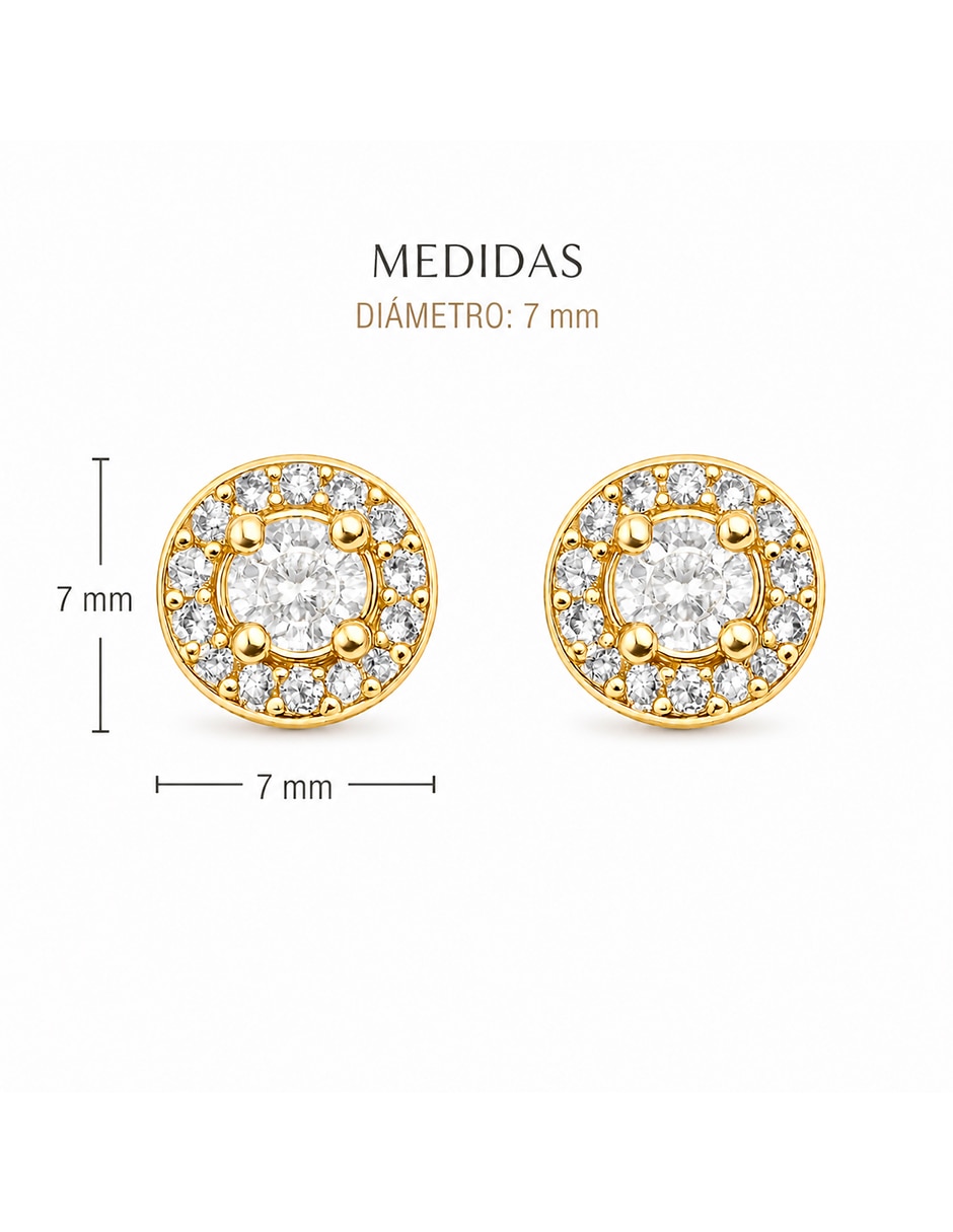 Broqueles redondos medizin uniformes circonita