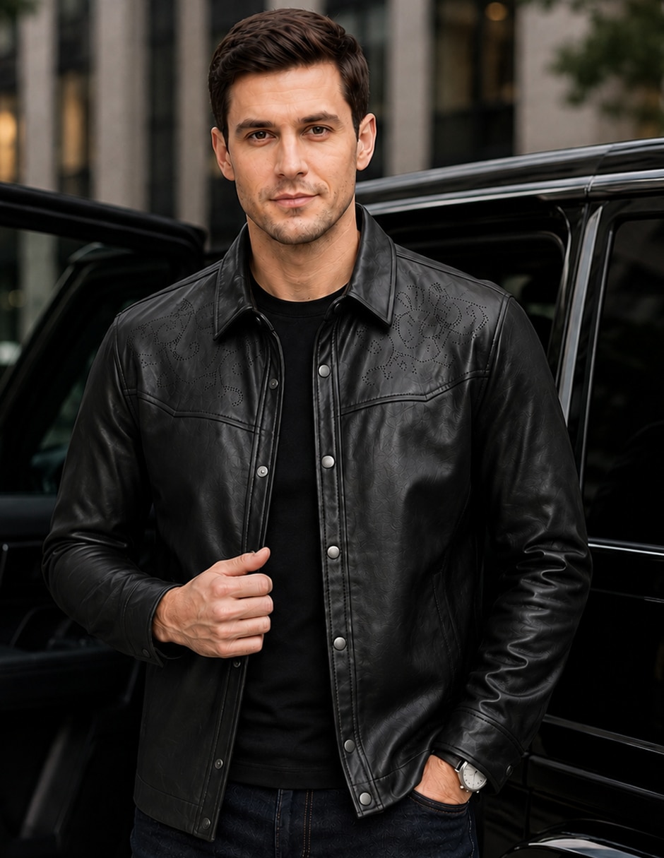 Chamarra casual Roosevelt para hombre
