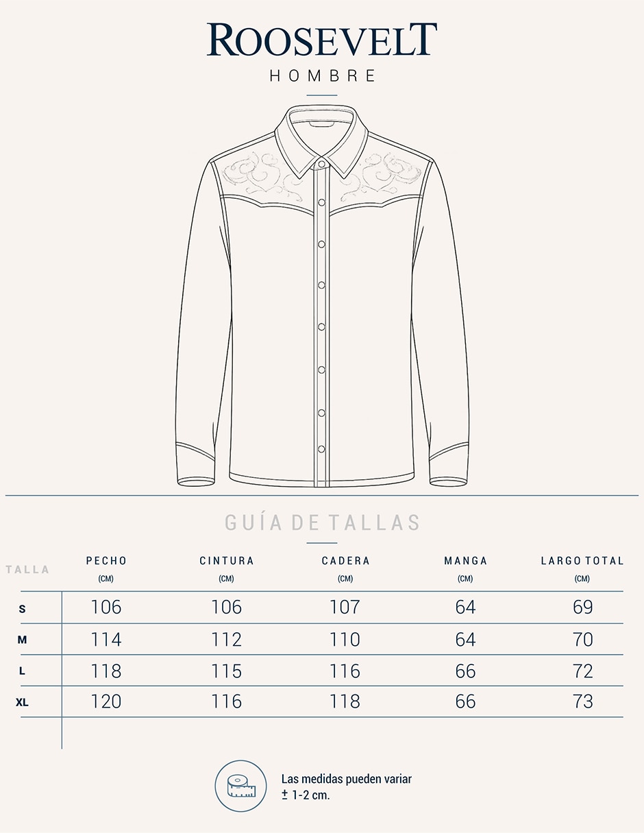 Chamarra casual Roosevelt para hombre
