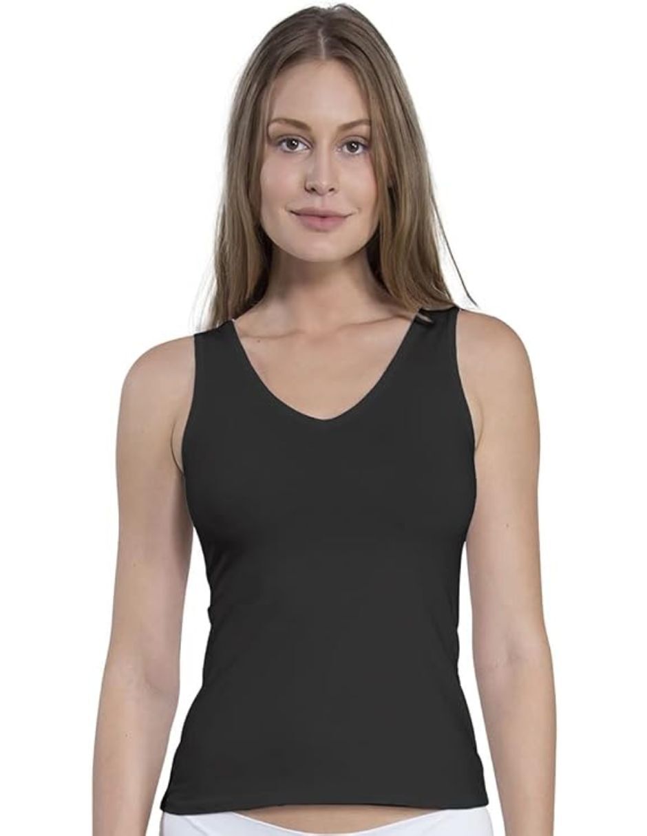 Camiseta oscar hackman cuello v regular de algodón pima 2