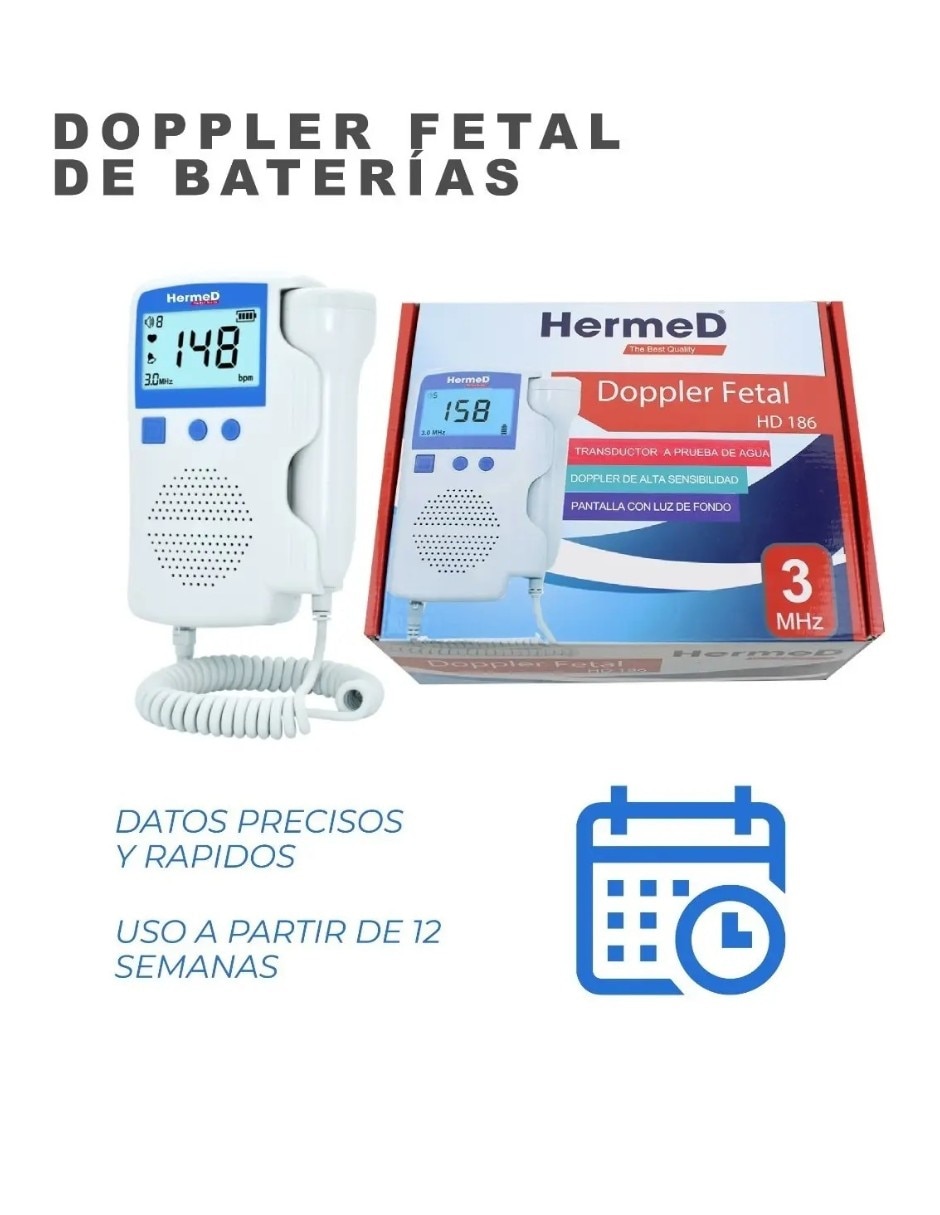Monitor de signos vitales para bebé hd185 3
