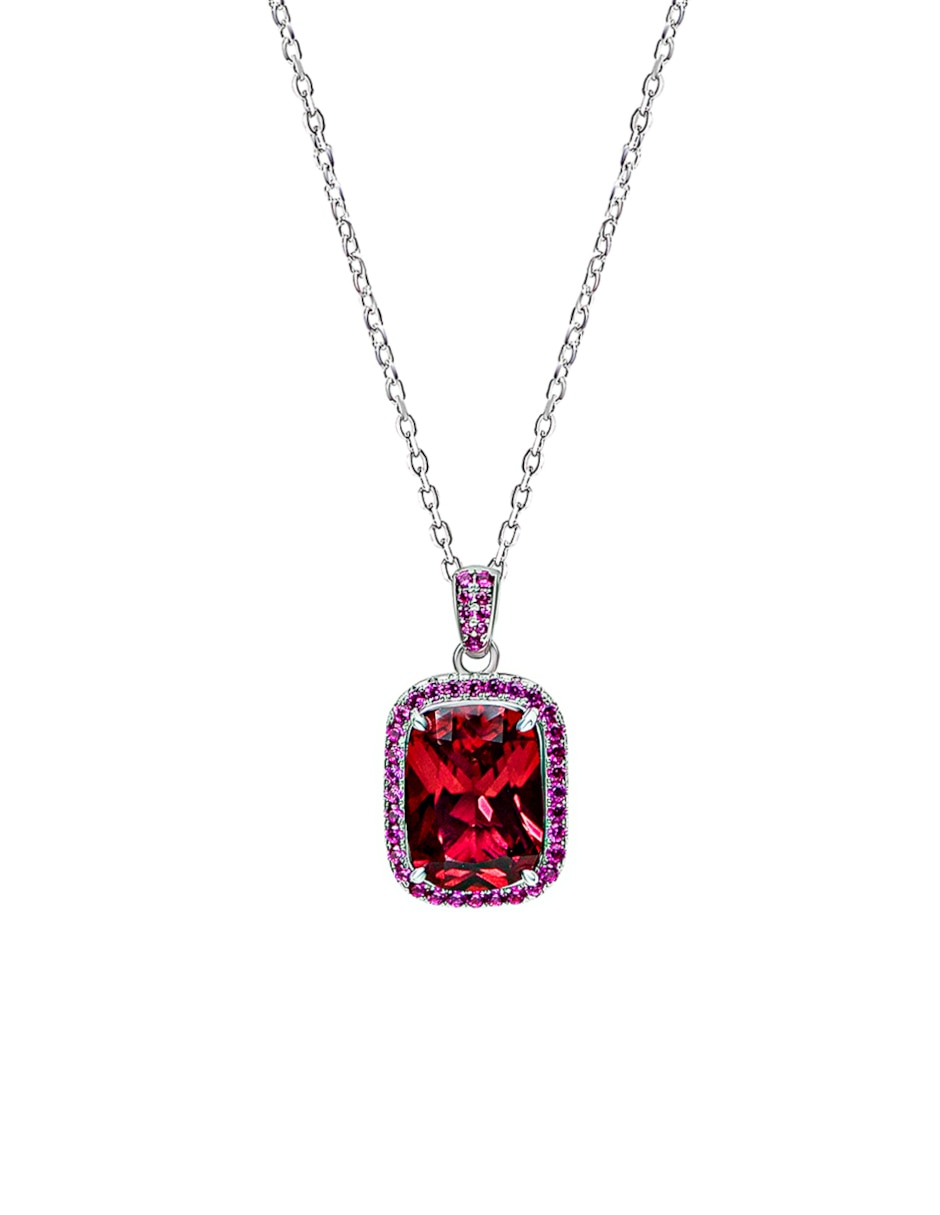 Collar ovalado de plata p 925