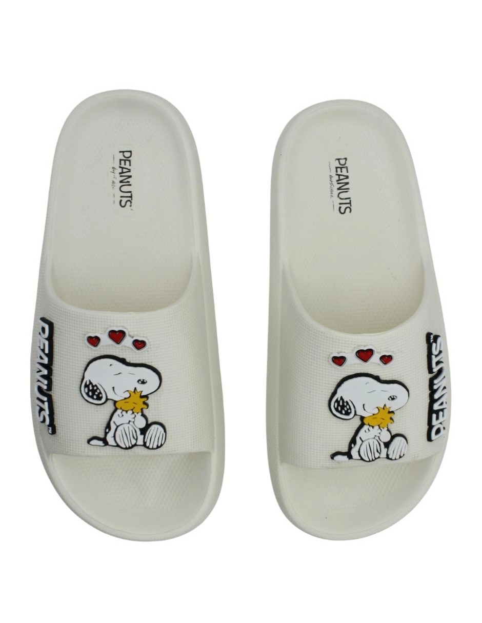 Sandalia peanuts snoopy para mujer