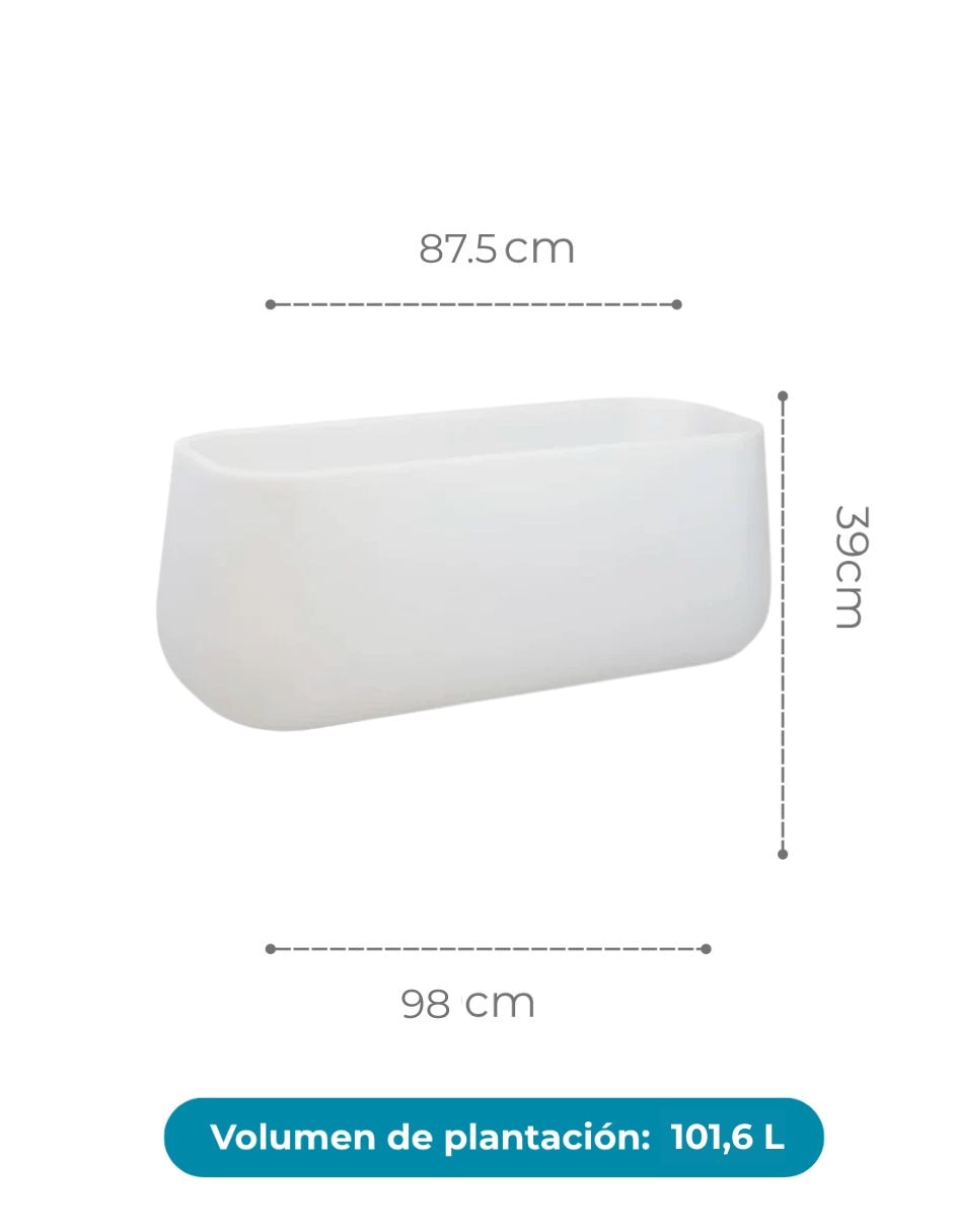 Maceta camelia large de polietileno con no 3