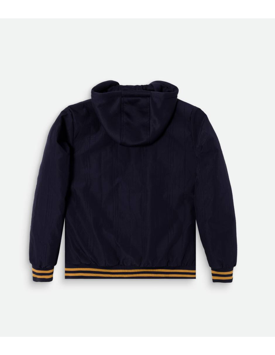 Chamarra bomber con capucha para hombre 2