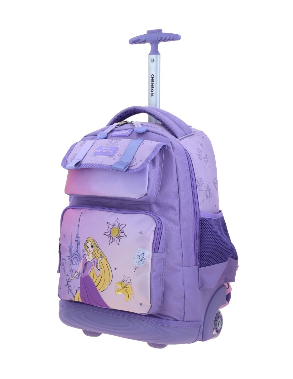 Mochila escolar princesas disney para niña