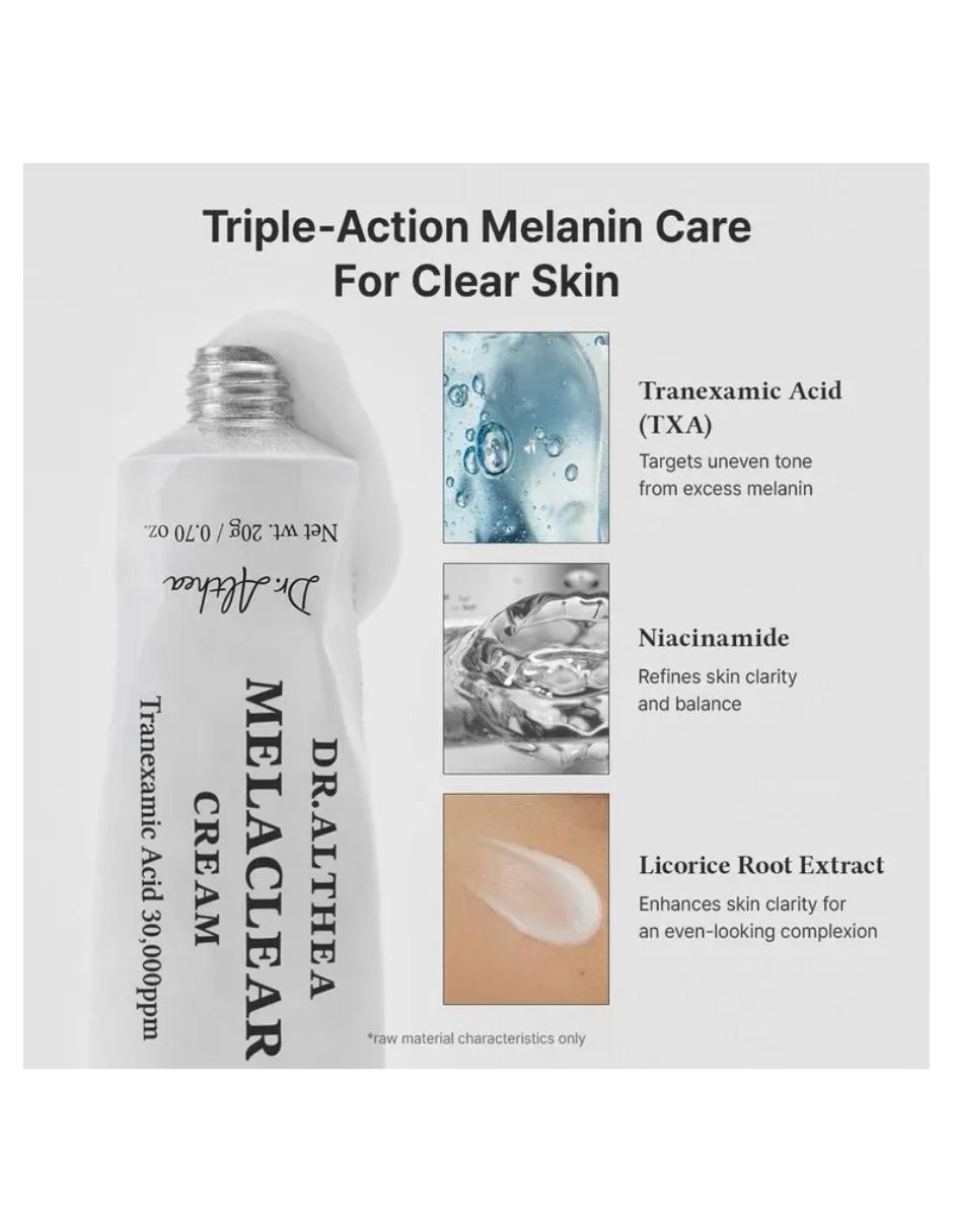 Crema para facial recomendada para reducir manchas dr. Althea melaclear cream para todo tipo de piel 6