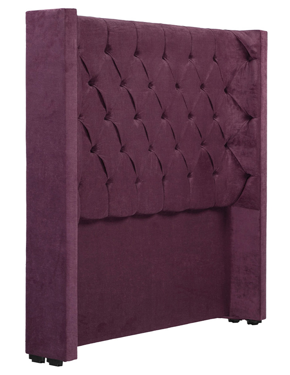 Cabecera de madera y tela 5
