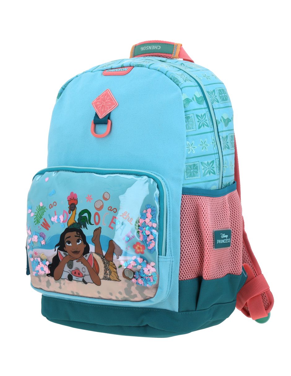Mochila escolar princesas disney moa para niña 7