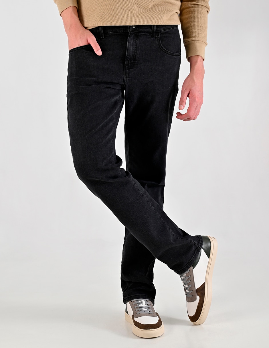 Jeans regular regular básico para hombre