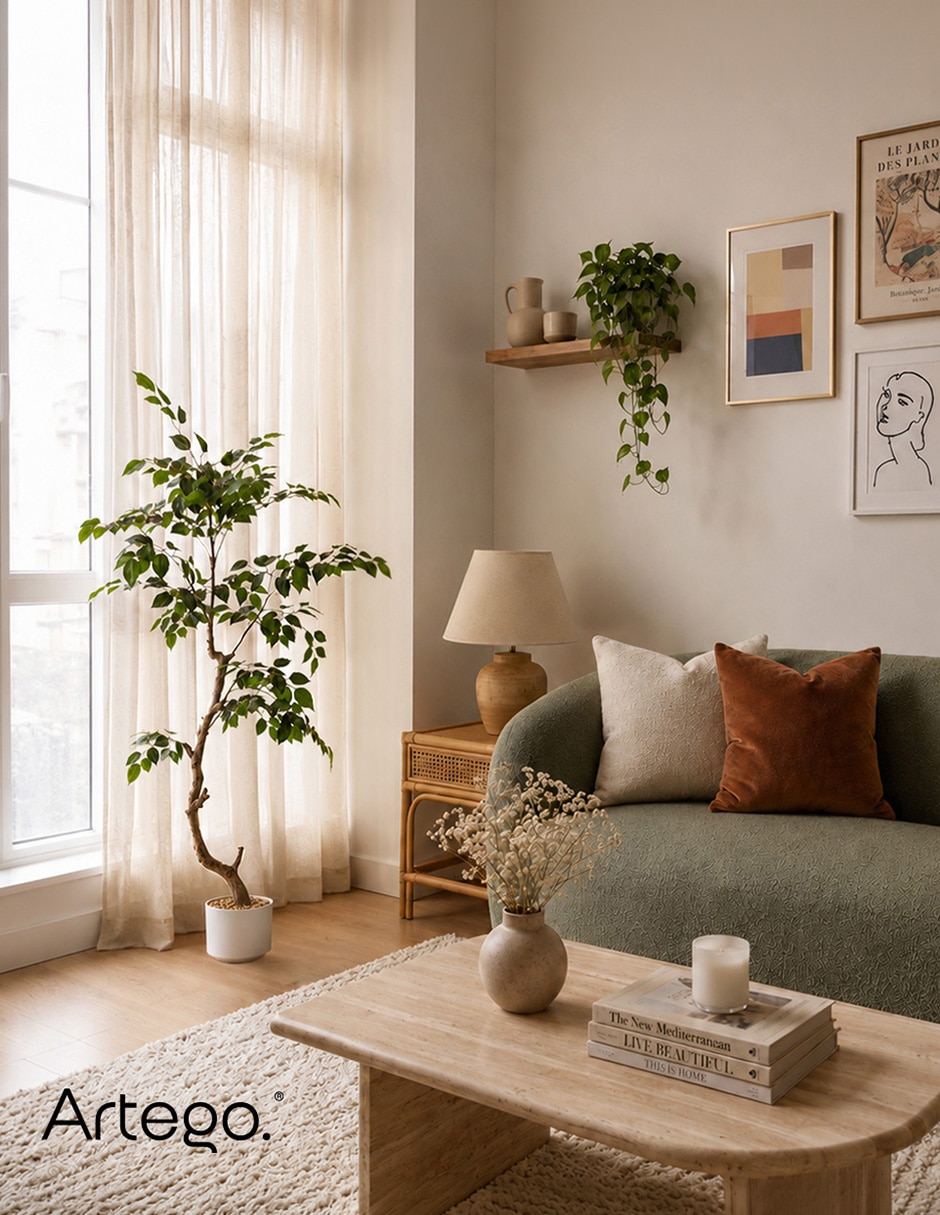 Planta ficus artificial vera real style ficus 8