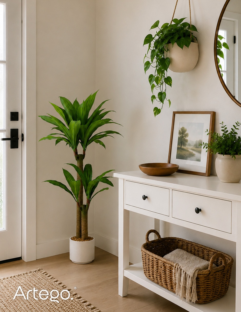 Planta palo de brasil artificial kenia real style dracaena 8