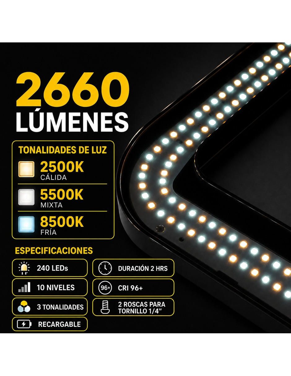 Aro de luz ym200 5