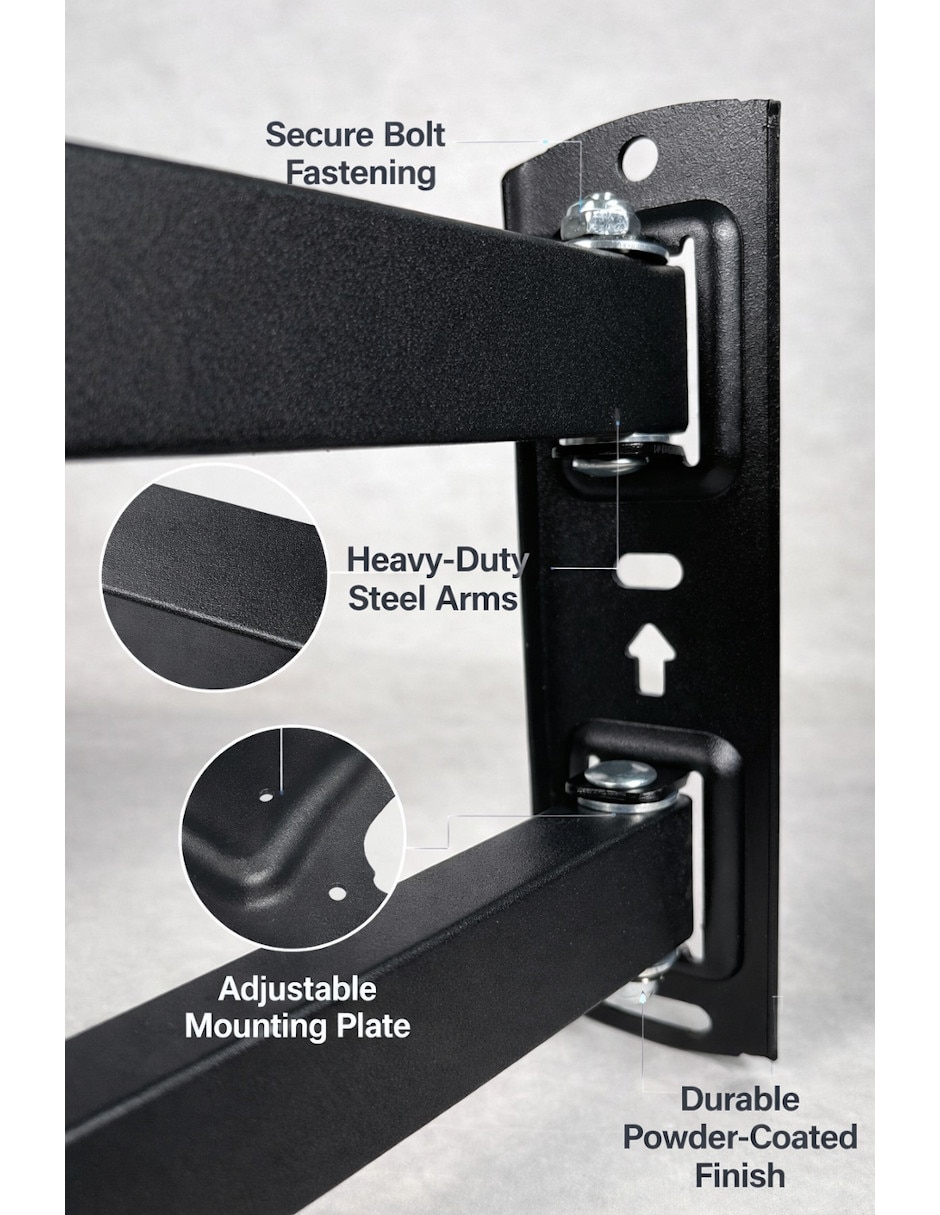 Soporte de pared para pantalla articulado 14 - 55 pulgadas 5