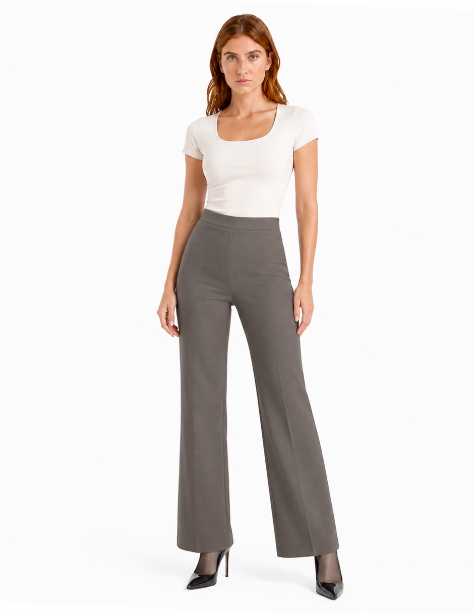 Pantalón de vestir regular para mujer 4