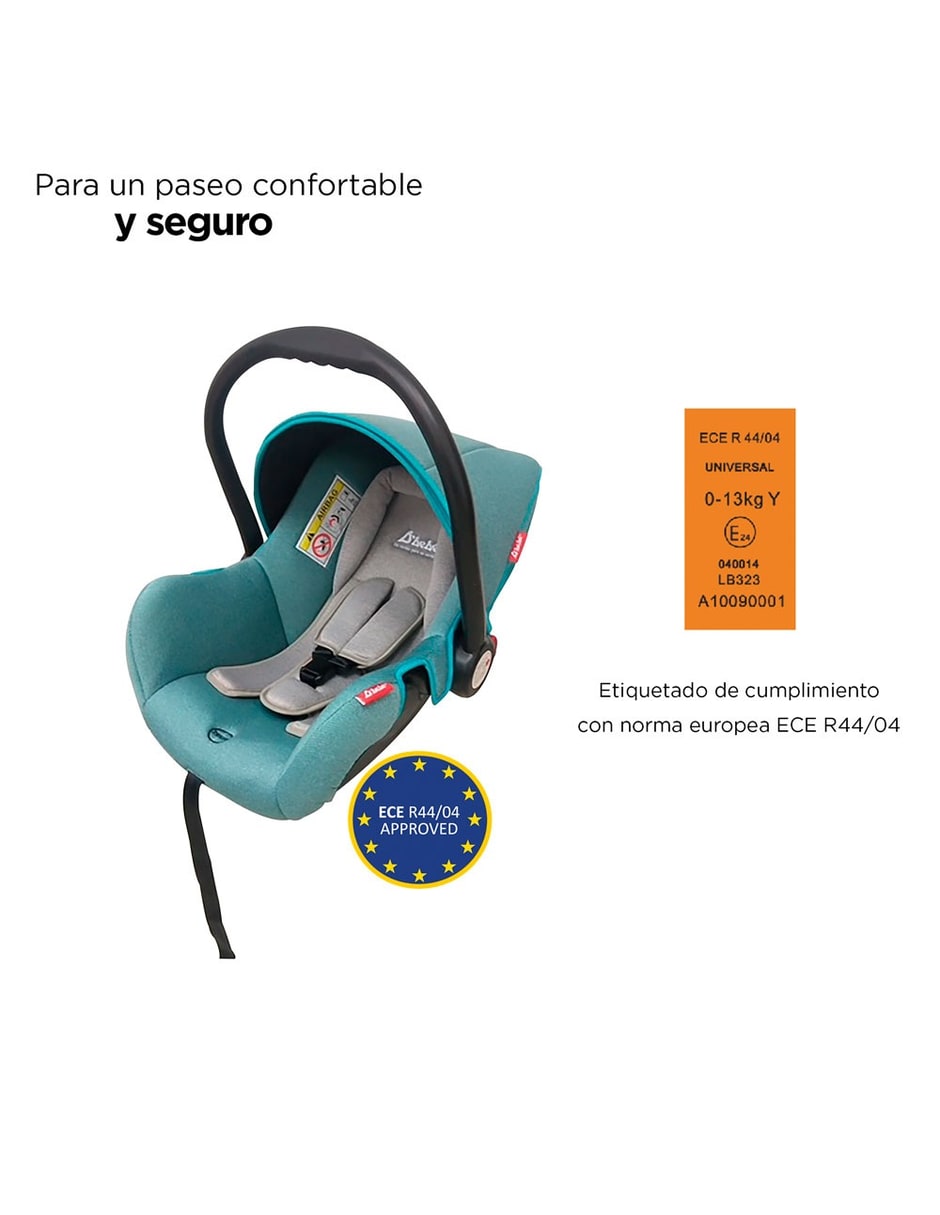 Autoasiento compatible con Cinturones de seguridad de auto estándar de 3 puntos Autoasientos portabebé 4