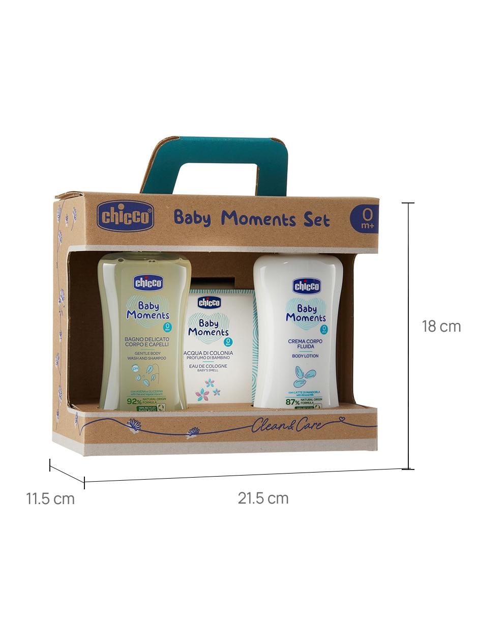 Set baño baby moments 3 piezas unisex 6