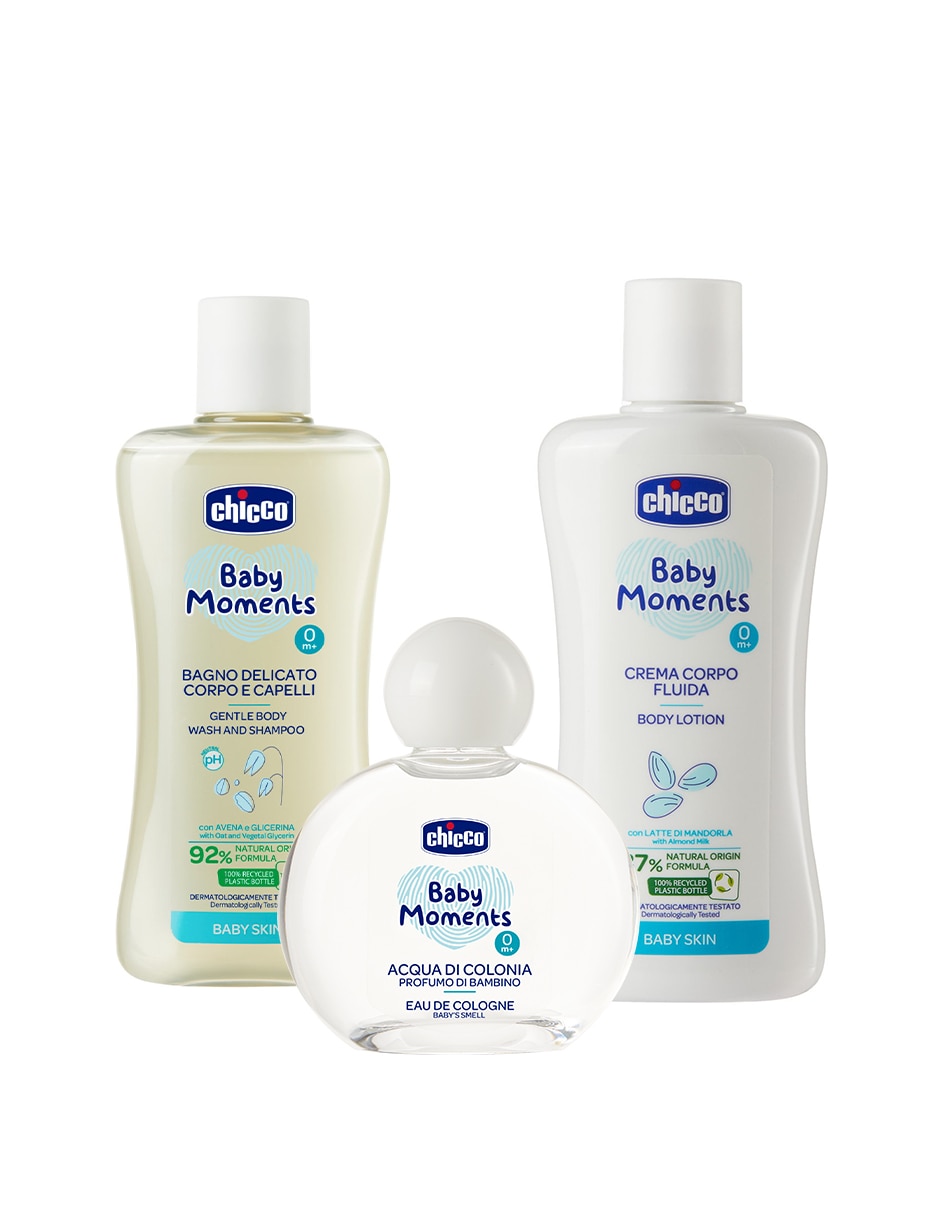 Set baño baby moments 3 piezas unisex 2