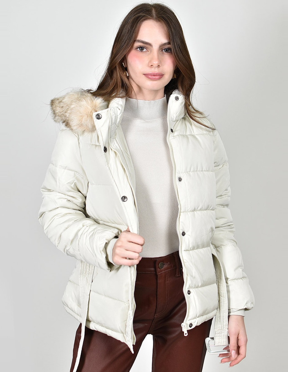 Chamarra acolchada roman fashion para mujer