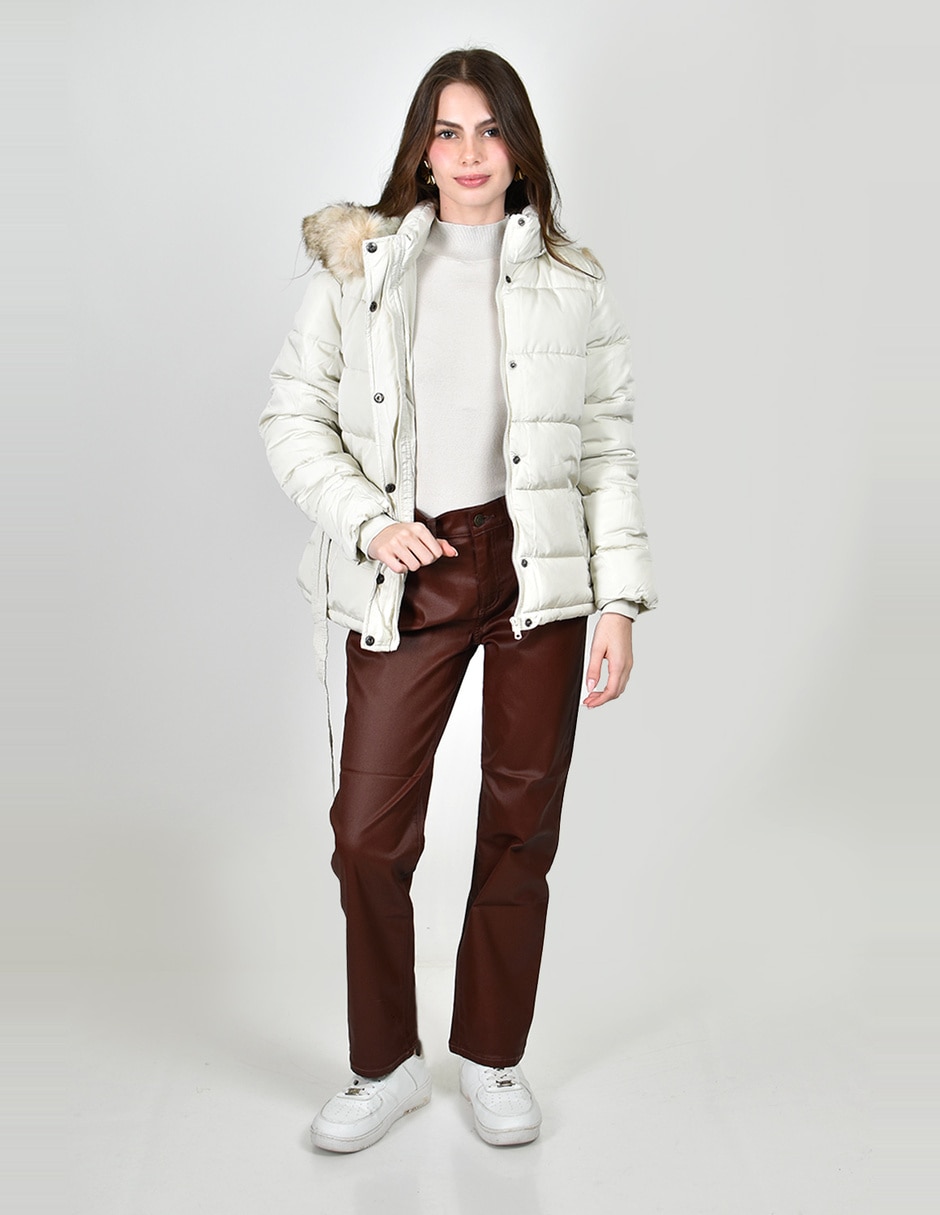 Chamarra acolchada roman fashion para mujer