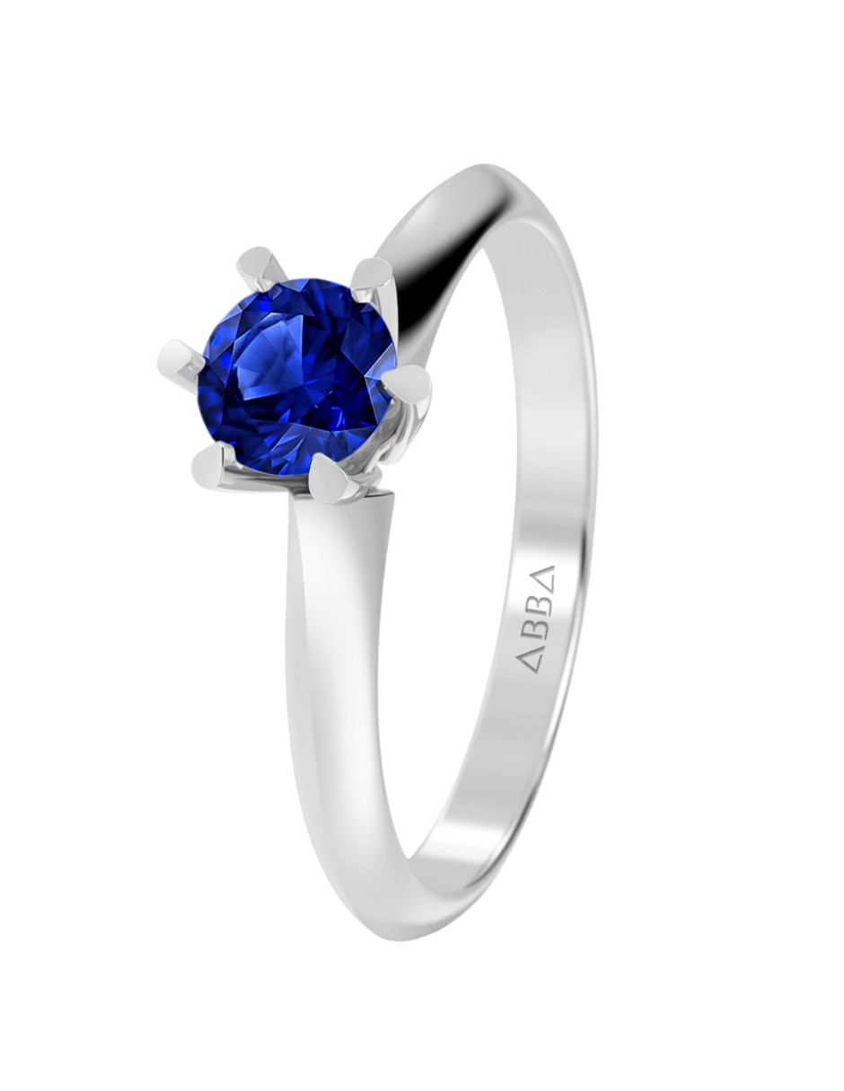 Anillo de compromiso de oro 14 k 5