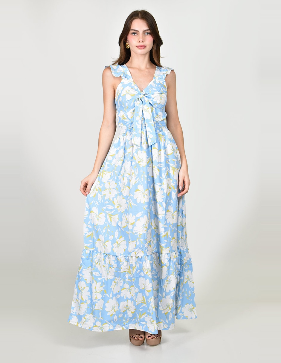 Vestido largo casual para mujer 4