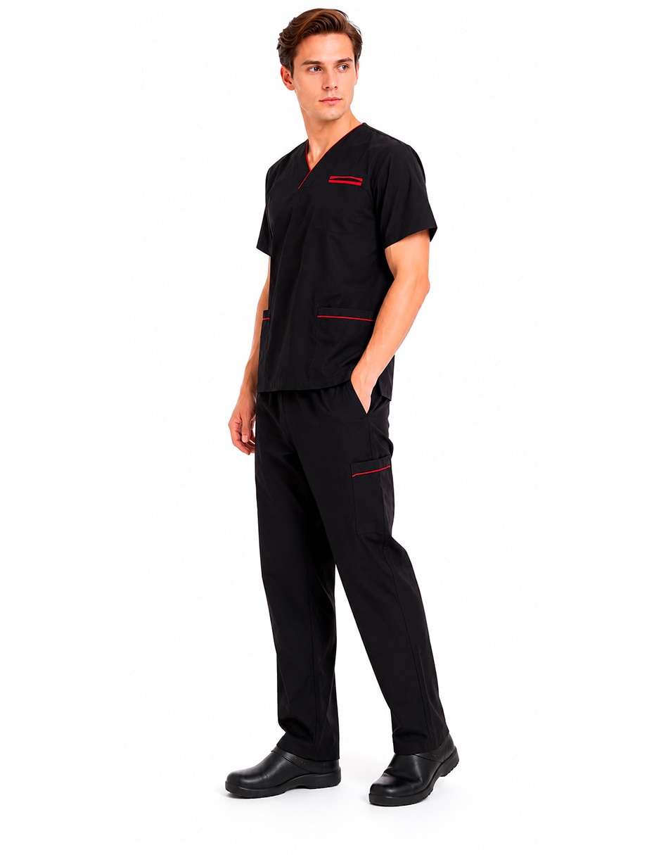 Pijama quirúrgica medizin uniformes estilo relajado para hombre